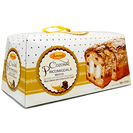 Boromir Cozonac Pricomigdala Ciocolata 500G