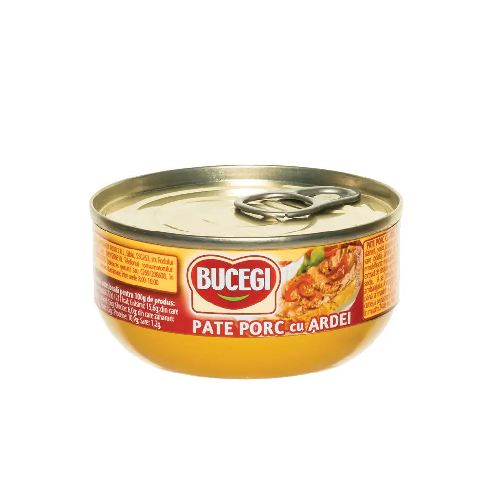 Bucegi Pate Porc Cu Ardei 120G