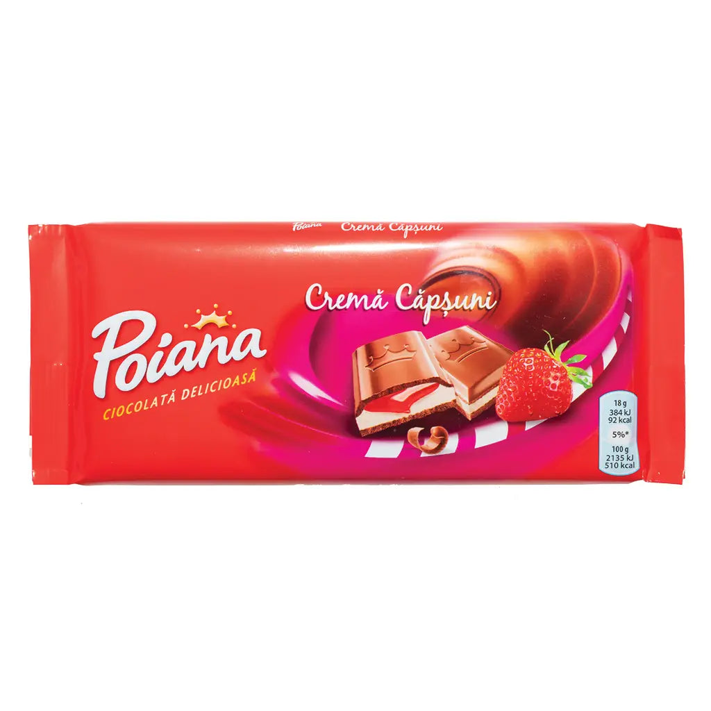 Ciocolata Poiana 90G Crema Capsuni