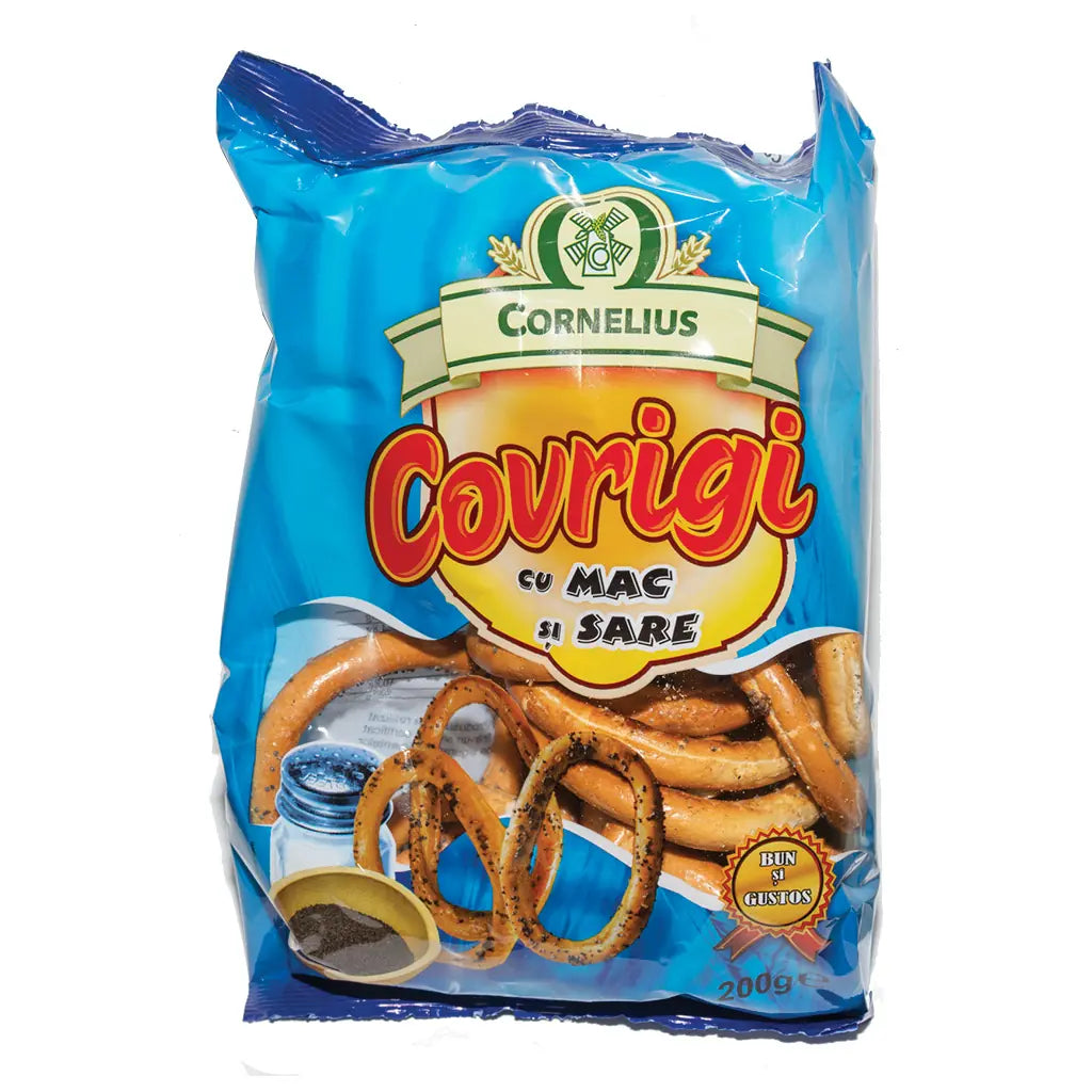 Cornelius Covrigi Cu Mac Si Sare 250G (16Buc/Bax)