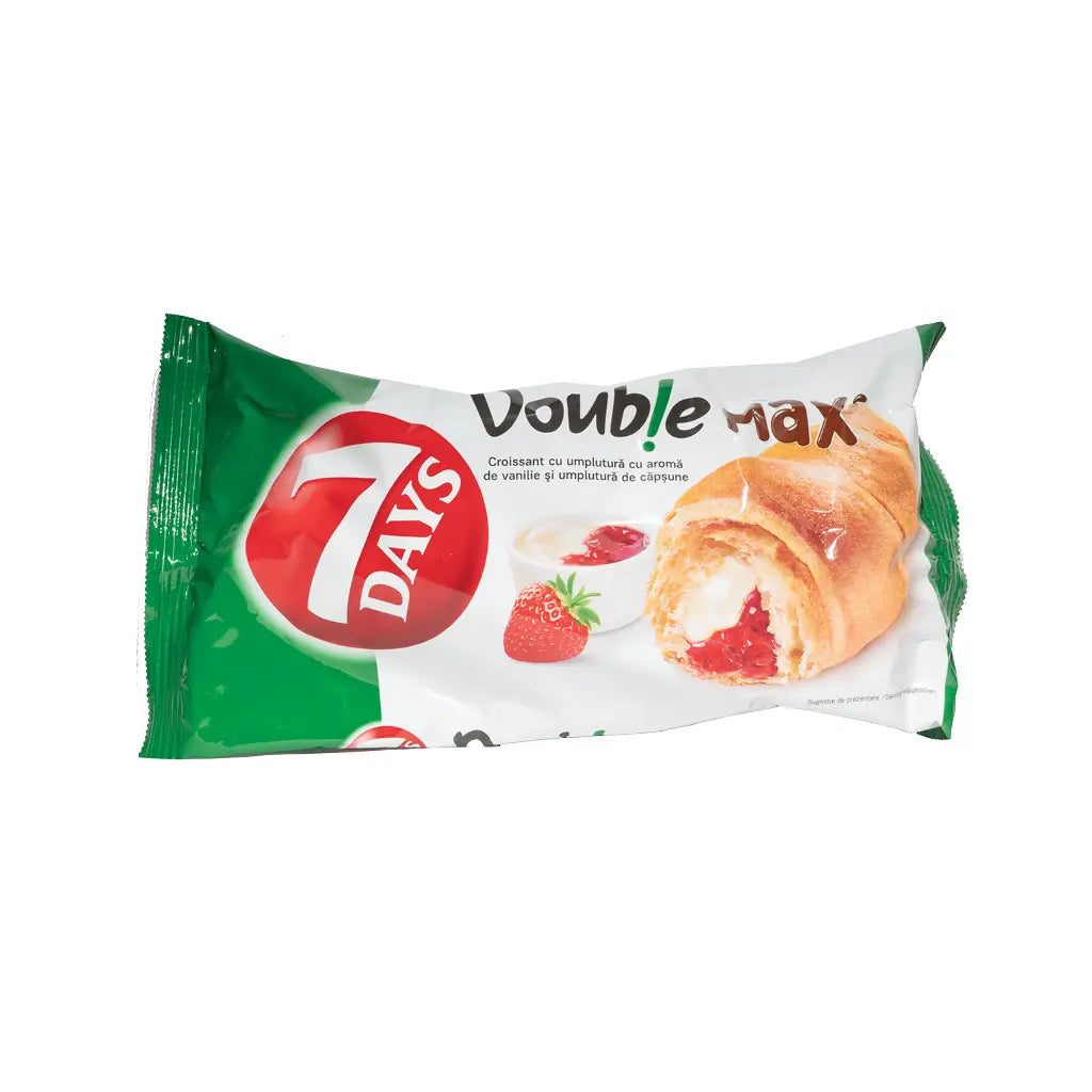 Croissant 7Days 80G Double Vanilla-Strawberry