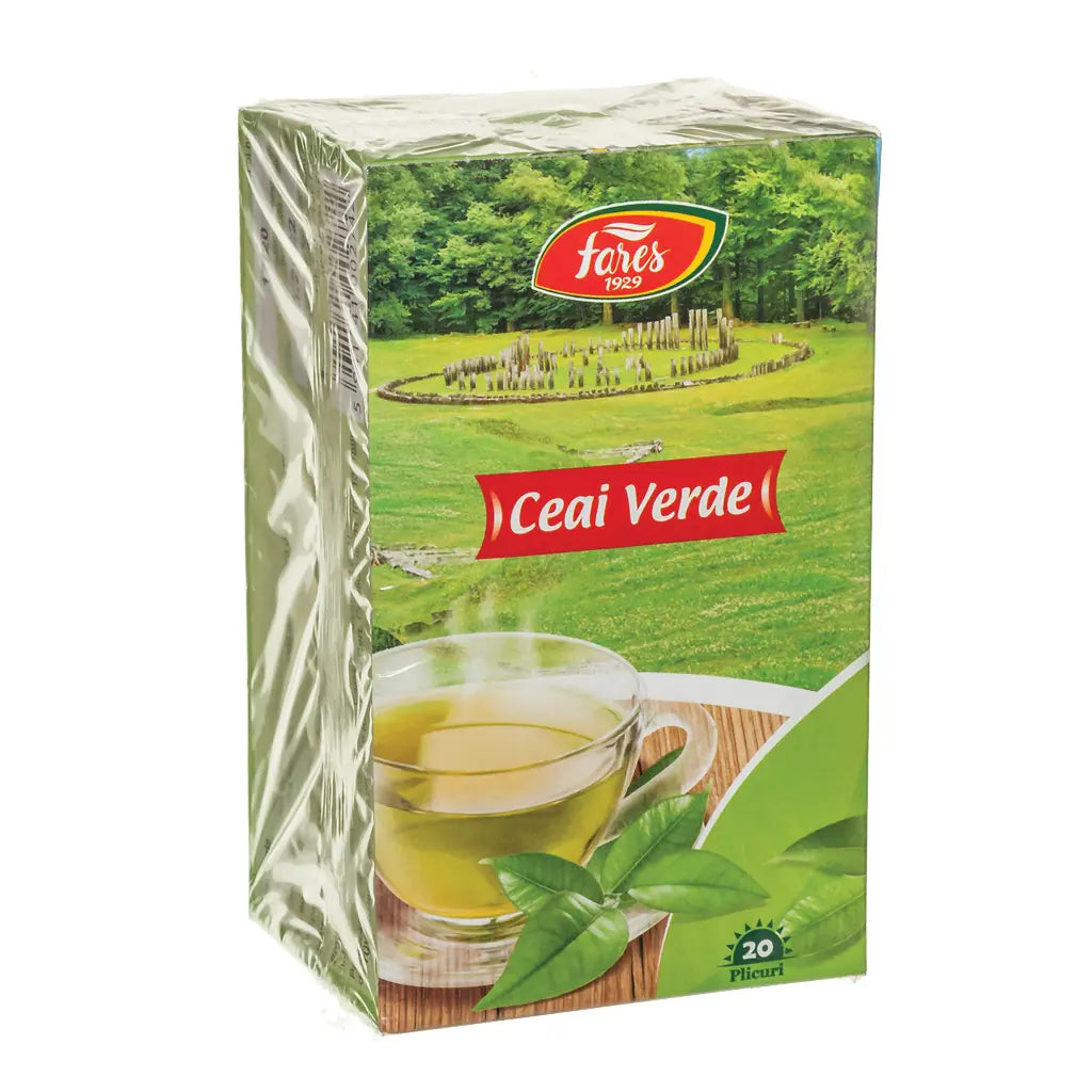Fares Ceai Verde, 20 Pliculete