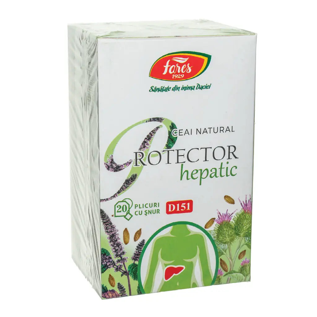 Fares Protector Hepatic , 20 Pliculete Cu Snur