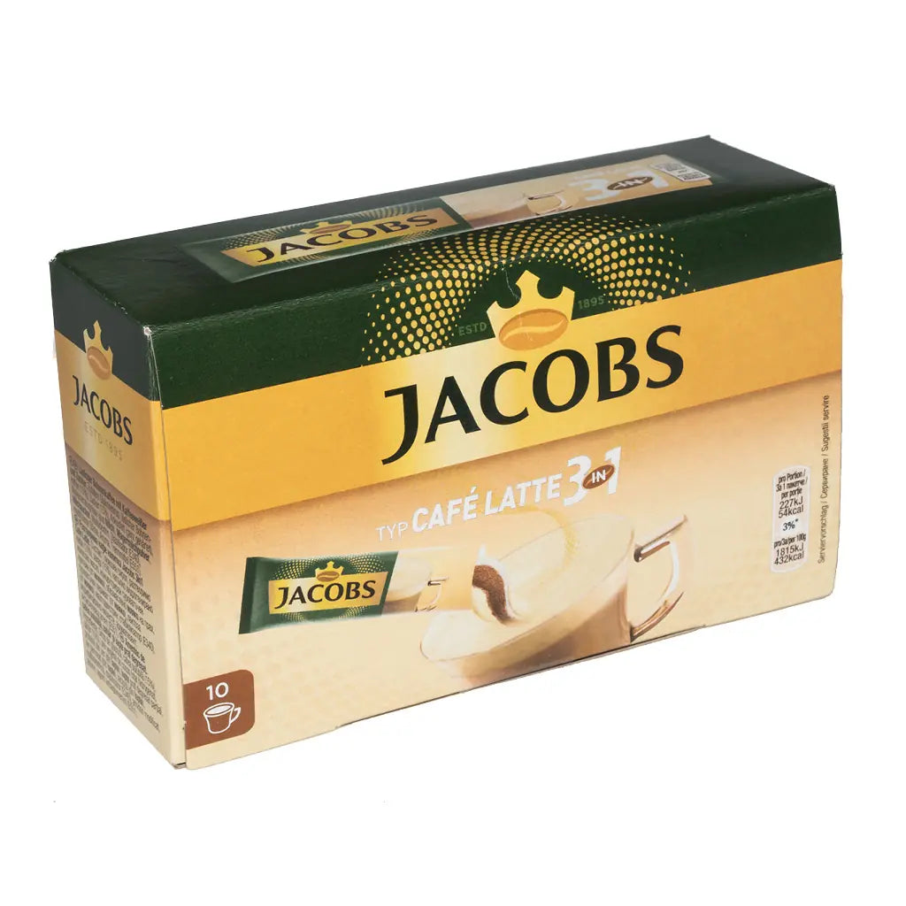 Jacobs 3In1 Latte 12.5Gx10