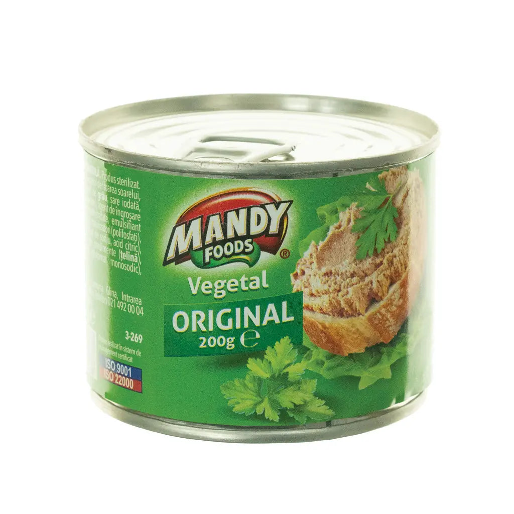 Mandy Pate Vegetal Cu Spanac Foods 200G