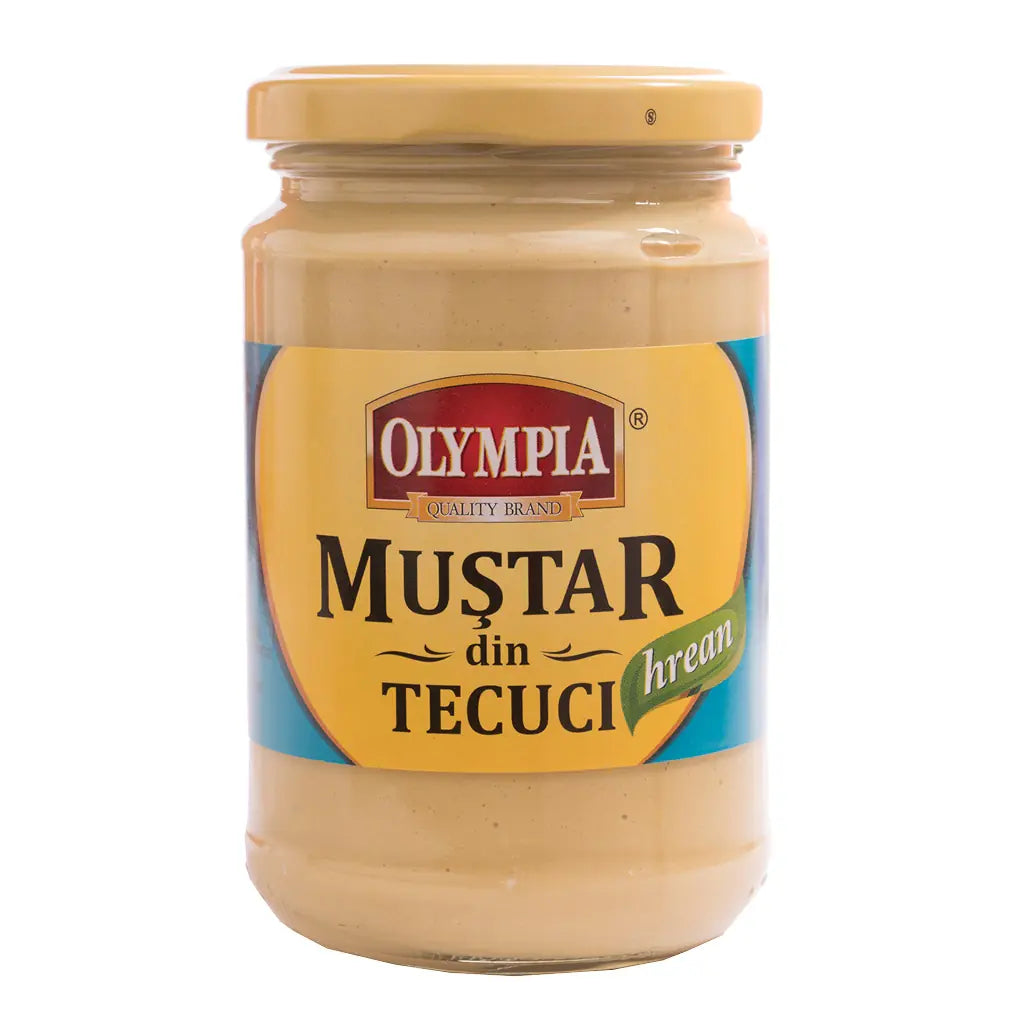 Olympia Mustar Cu Hrean-Horseradish Mustard 314Ml