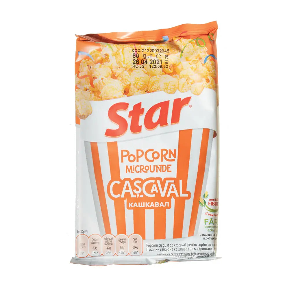 Star Popcorn Microunde 80G Cascaval