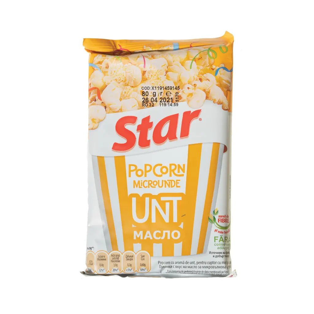 Star Popcorn Microunde 80G Unt