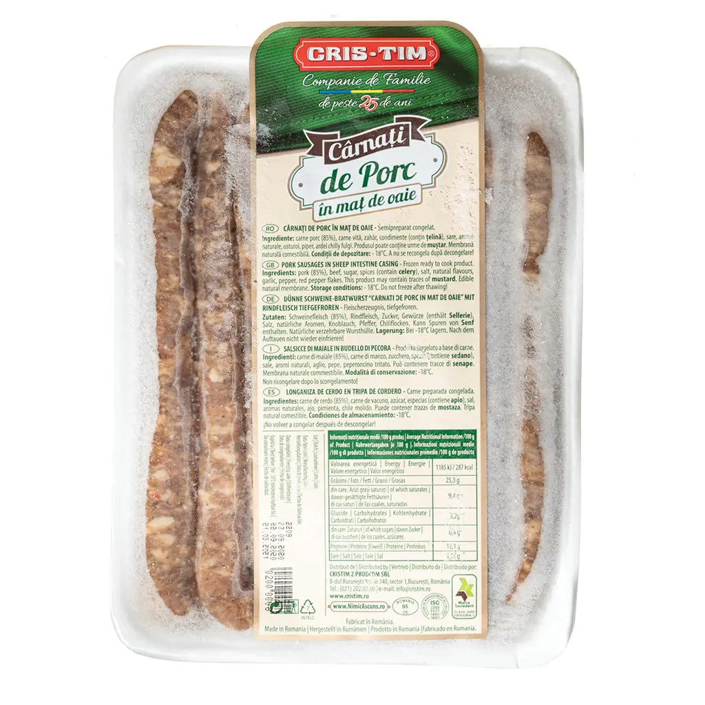 Cristim Carnati Porc In Mate De Oaie Kg