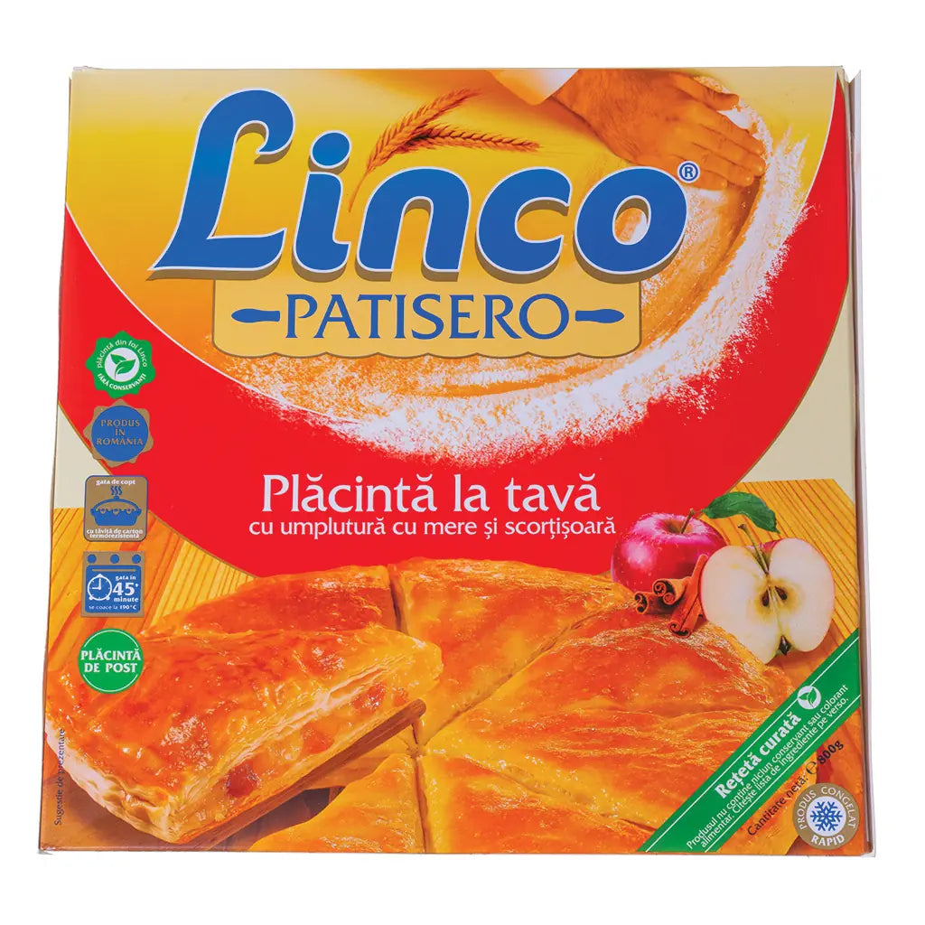 Linco Placinta Cu Mere Si Scortisoara 800G