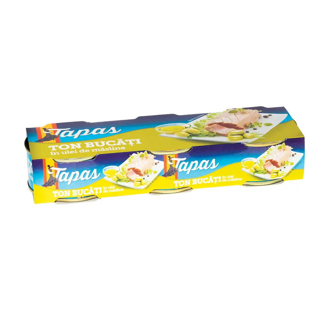 Tapas Pack 3*Ton Bucati Ulei Masline 80G (32)