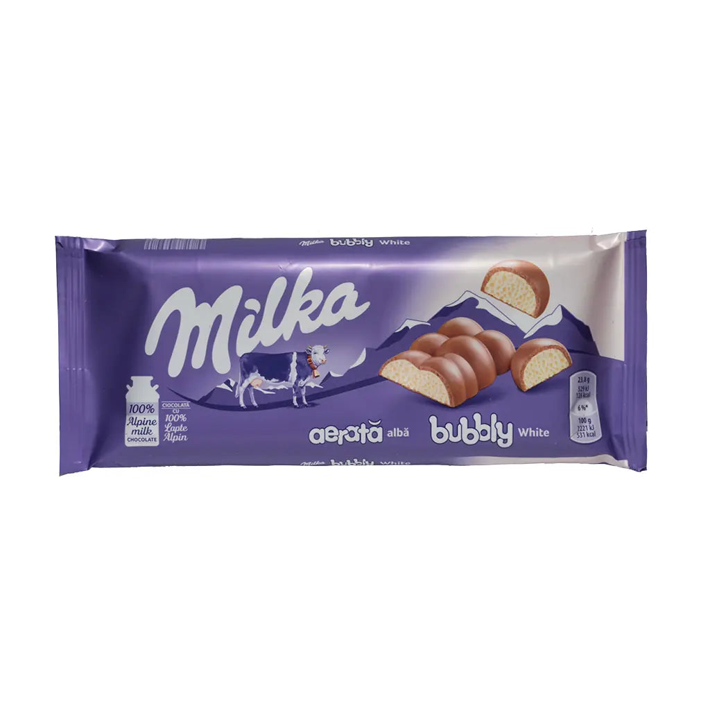 Milka Ciocolata Bubbly Alba 95G (15)
