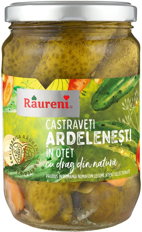 Raureni Castraveti In Otet Ardelenesti 500G