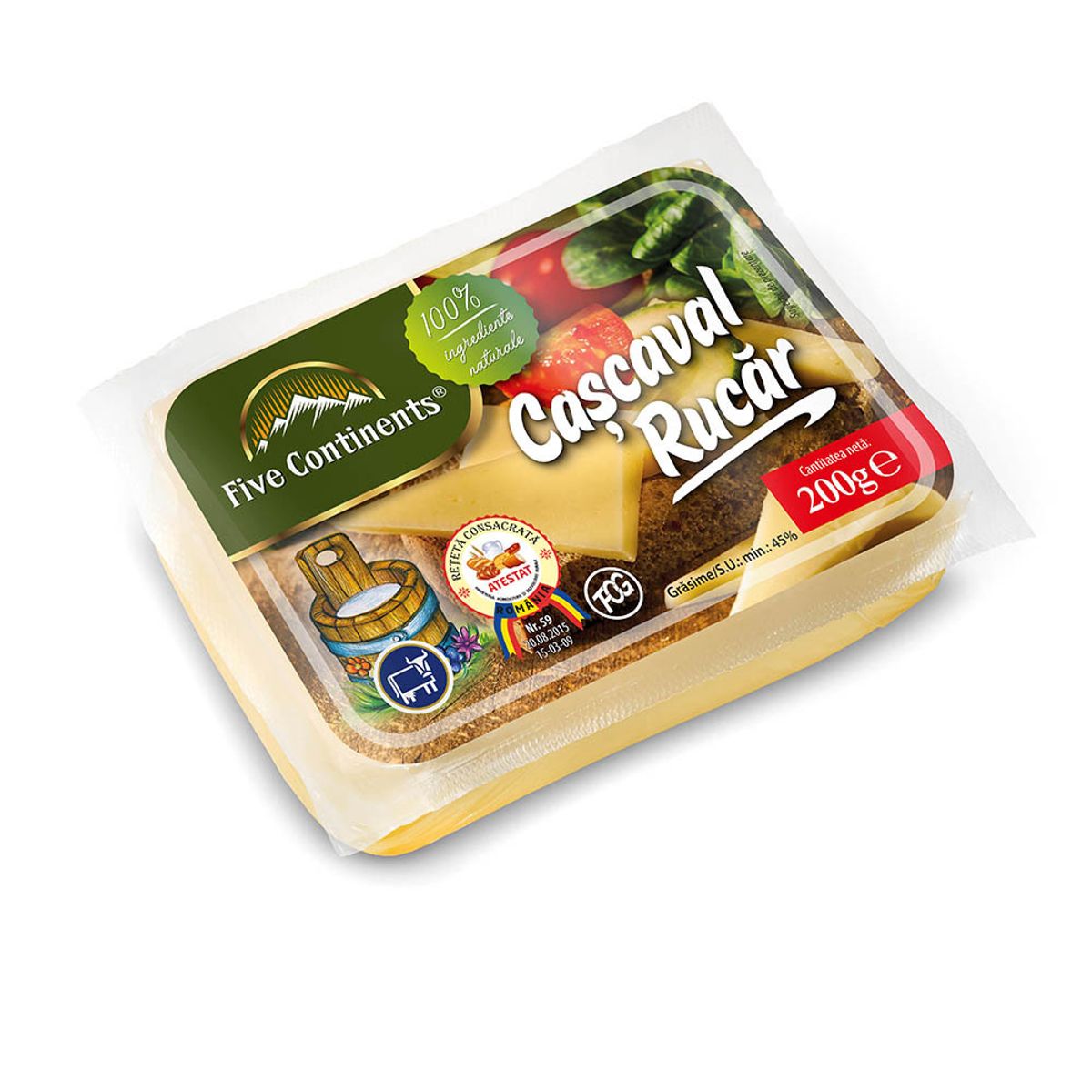 Five Continents Cascaval Rucar 200G