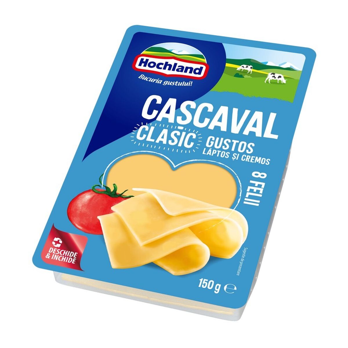 Hochland Cascaval Clasic Felii 150G