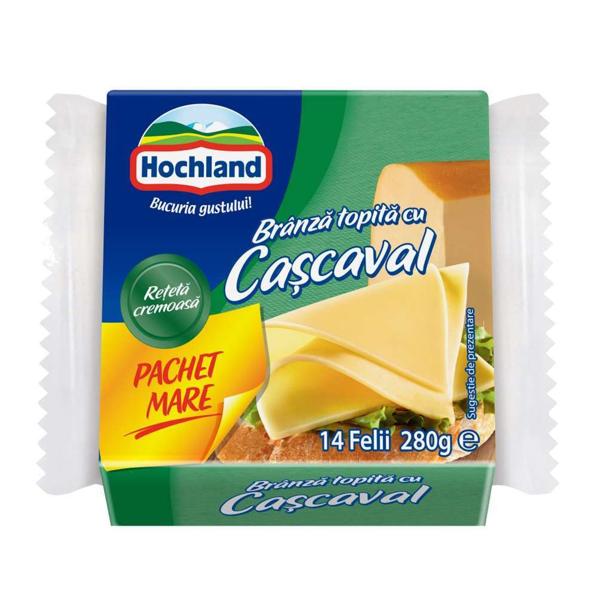 Hochland Branza Topita Felii 280G Cascaval