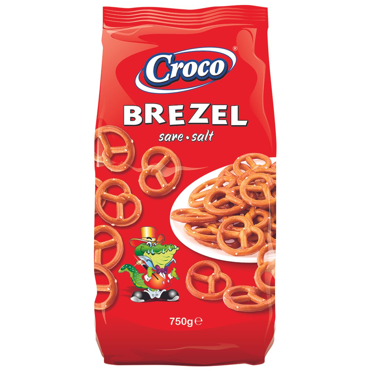 Croco Brezel Cu Sare 750G