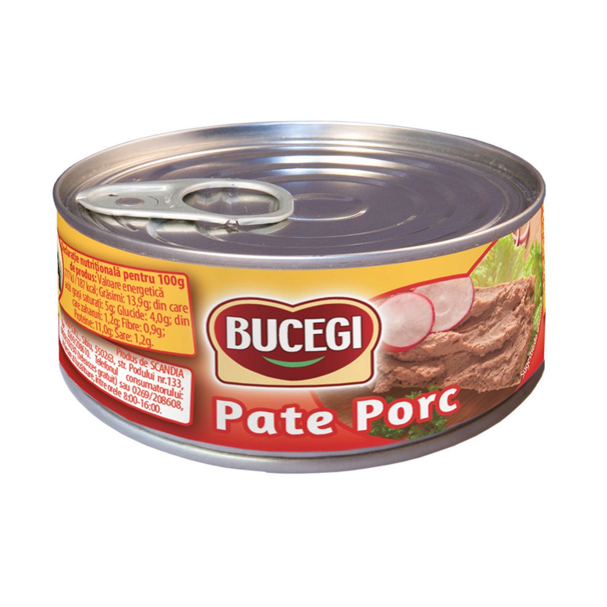 Bucegi Pate Porc 120G
