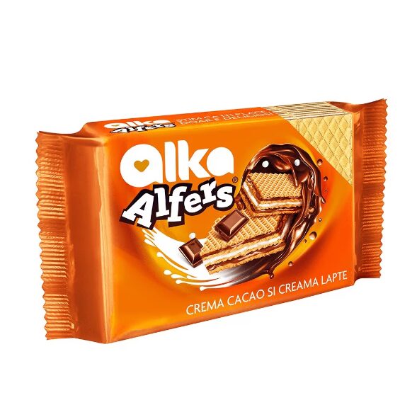 Alfers Napolitana 170G Crema Cacao Si Lapte