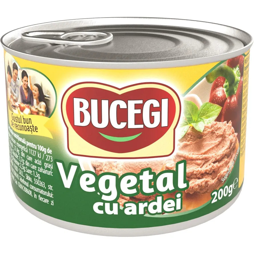 Bucegi Pate Vegetal Cu Ardei 200G