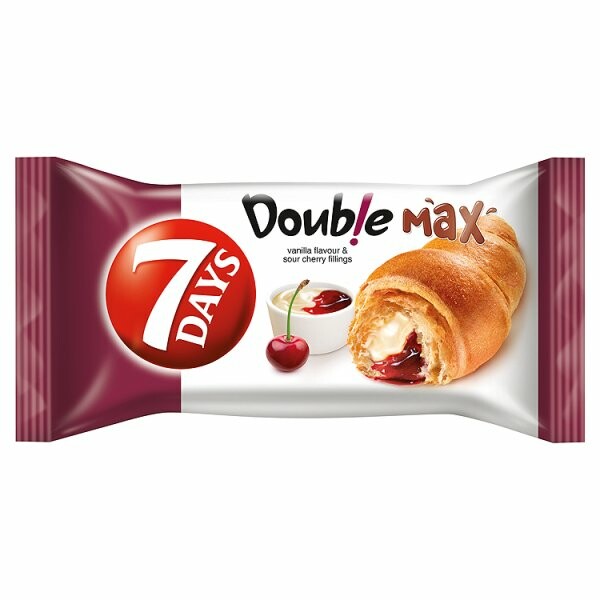 Croissant 7Days 80G Double Vanilla-Cherry