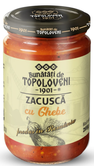 Topoloveni Zacusca Cu Ghebe 300G