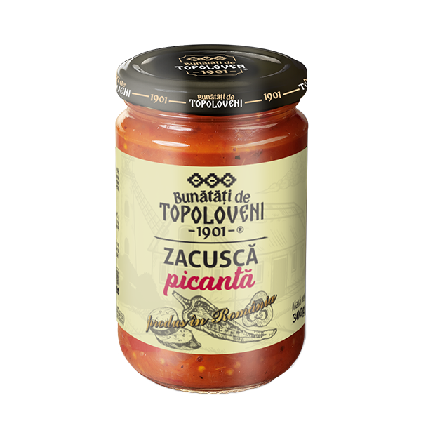 Topoloveni Zacusca De Vinete Picanta 300G