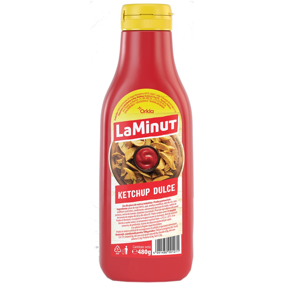 La Minut Ketchup 480G Dulce