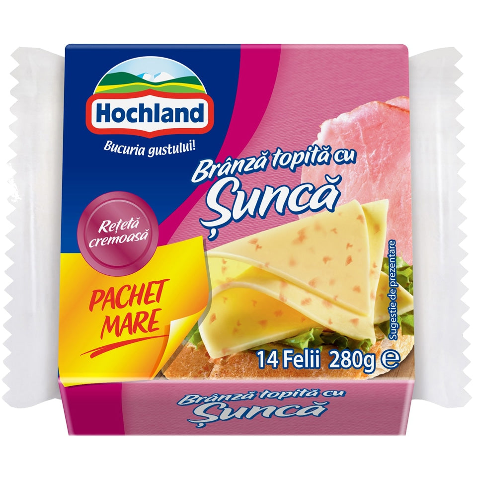 Hochland Branza Topita Felii 280G Sunca