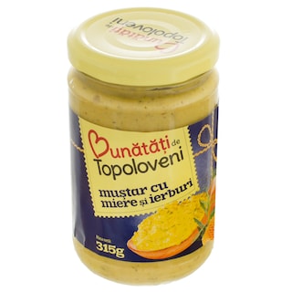 Topoloveni Mustar Cu Miere Si Ierburi 300G