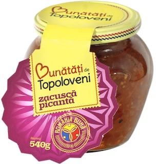 Topoloveni Zacusca Picanta Borcan Amfora 540G