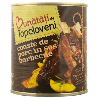 Topoloveni Coaste De Porc In Sos Barbecue 830G