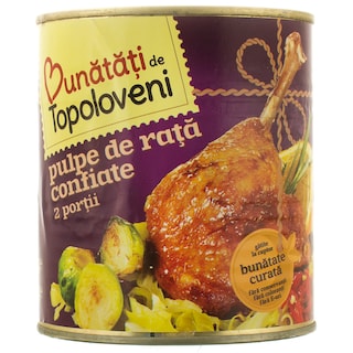Topoloveni Pulpe De Rata Confiate (2 Portii) 800G