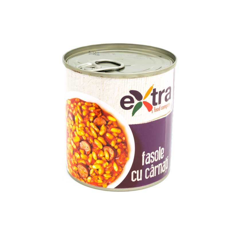 Extra Fasole Cu Carnati 300G
