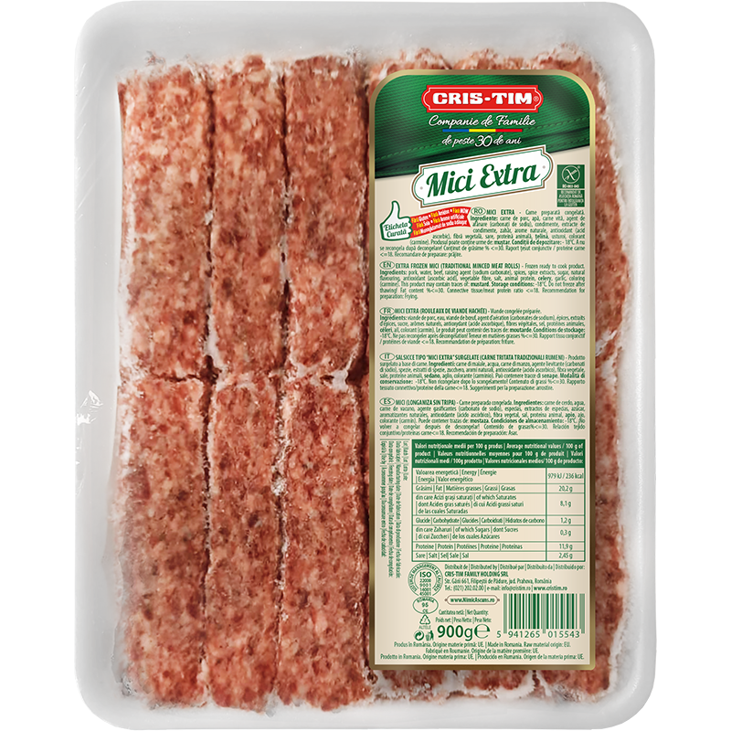 Cristim Mici Extra 900 G Congelati