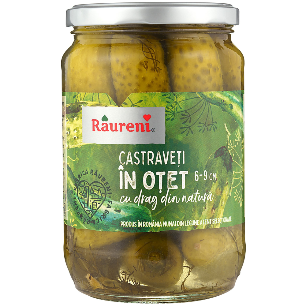 Raureni Castraveti In Otet 6-9Cm 680G