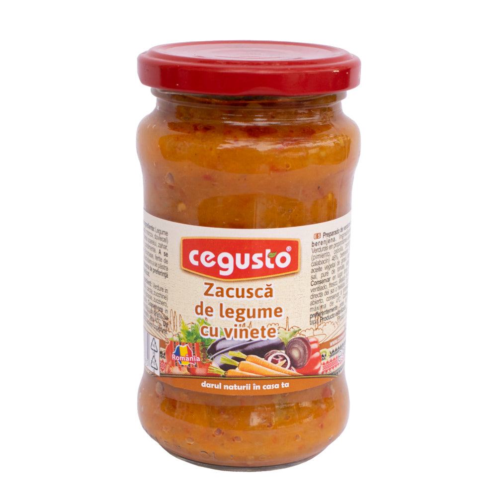 Cegusto Zacusca De Legume Cu Vinete 300G