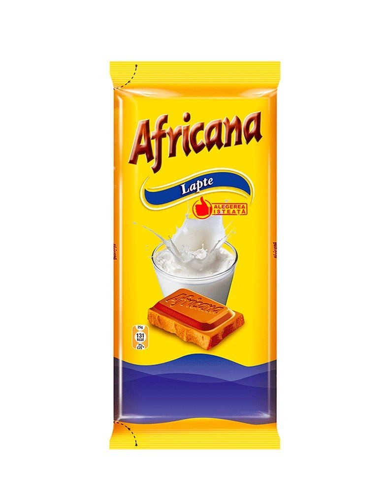 Africana Ciocolata 90G Lapte