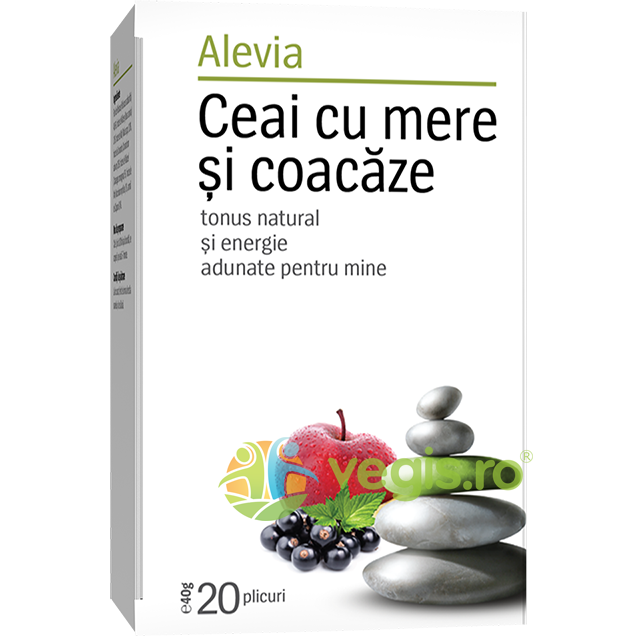 Alevia Ceai De Mere Si Coacaze 40G