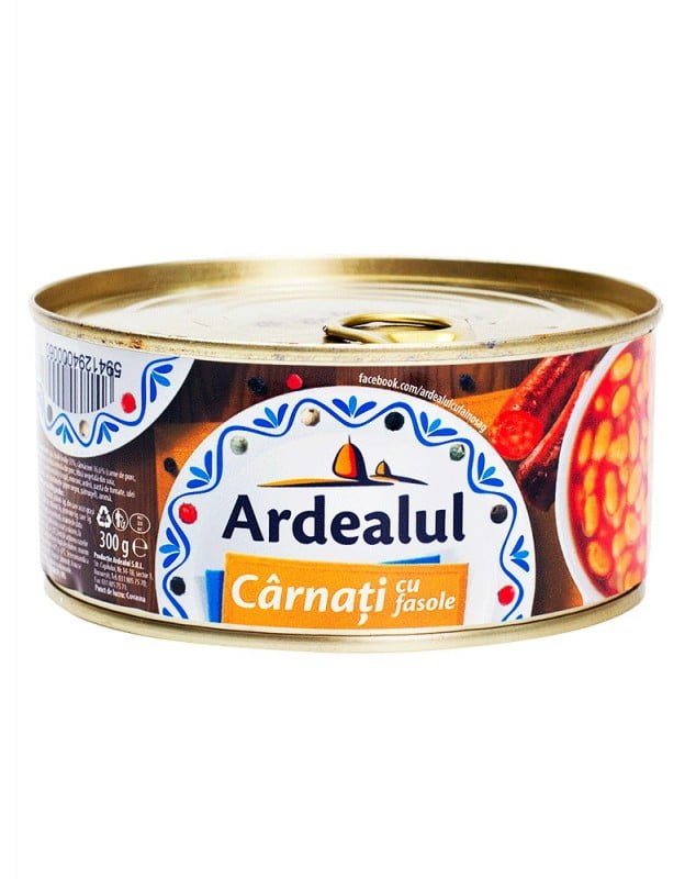 Ardealul Fasole Cu Carnati 300G
