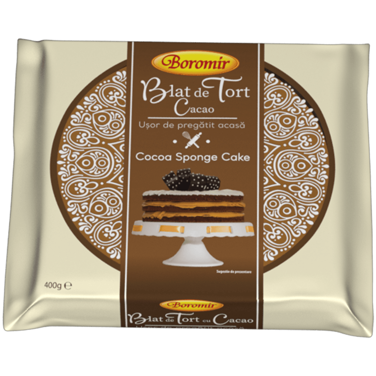 Boromir Blat De Tort 400G Cacao