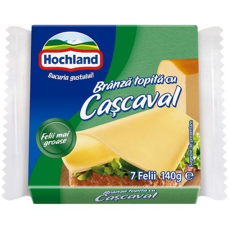 Hochland Branza Topita Felii Cascaval 140G