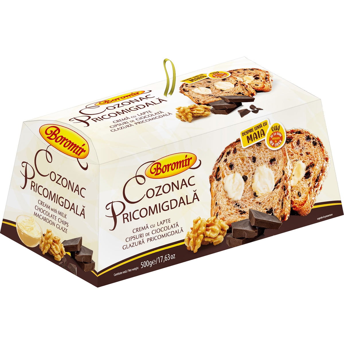 Cozonac Pricomigdala Ciocolata