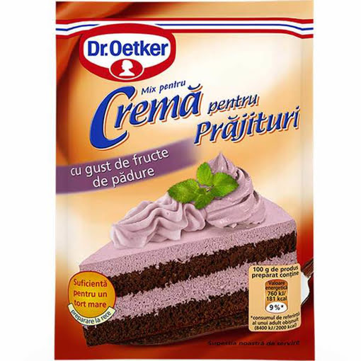 Dr Oetker Crema Praj Fructe Padure 55G