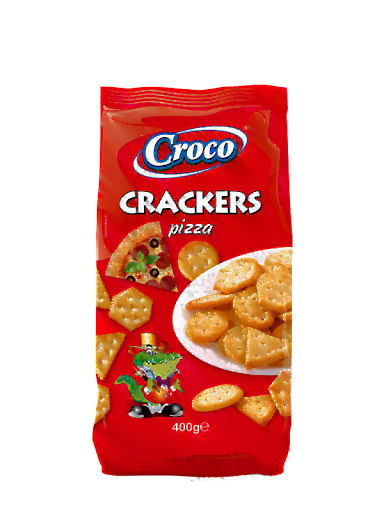 Croco Crackers Pizza 400G