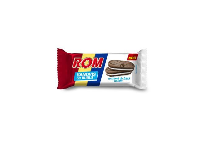 Rom Sandvis Dublu 36G Cacao,Frisca Si Rom