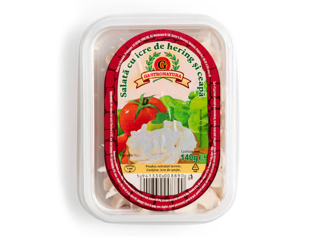 Negro Salata Icre Hering Cu Ceapa 140G Gastronatura