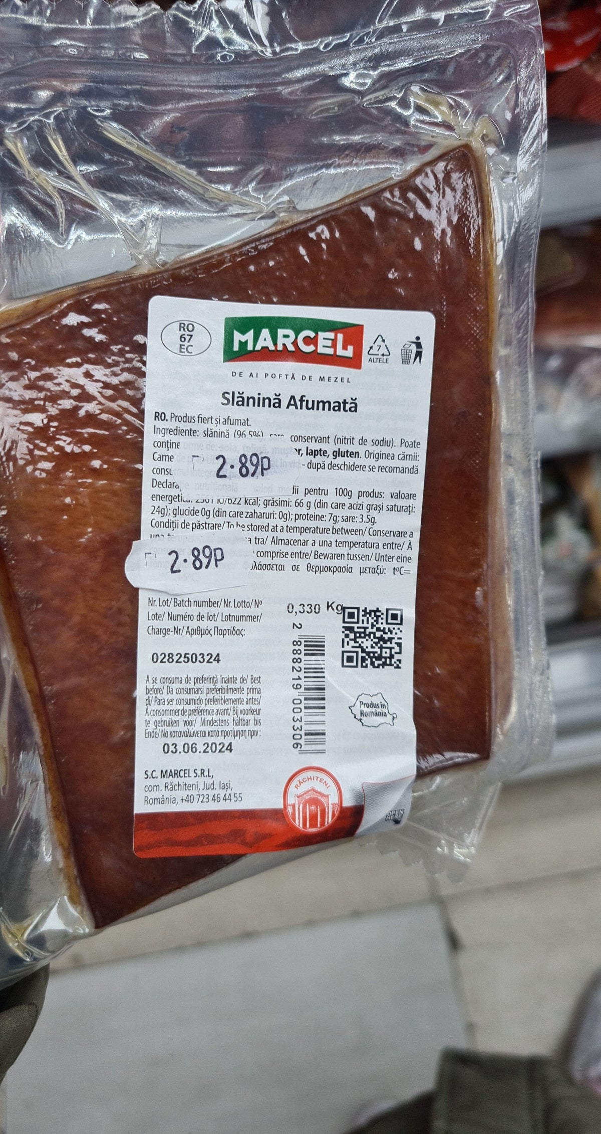 Slanina Afumata Kg