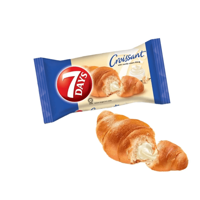 Croissant 7Days Glazurat 60G Vanilie