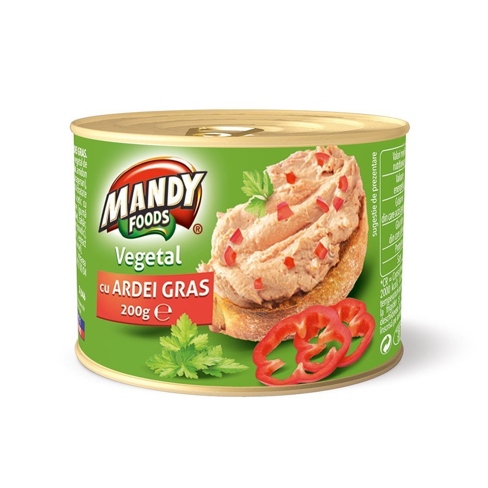 Mandy Pate Vegetal Cu Ardei Gras 200G